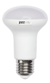 Jazzway Лампа светодиодная (LED) с отражателем d63мм E27 120° 8Вт 220-240В матовая тепло-белая желтая 3000К .1033642 - фото 89912