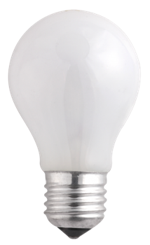 Jazzway Лампа накаливания A55 240V 75W E27 frosted (БМТ 230-75-5) .3320492 - фото 89953