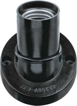 Navigator Патрон электрический 71 607 NLH-BL-W1-E27 карб. настен наклон, Е27 71607 - фото 90006