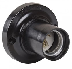 IEK Пкб27-04-К21 Патрон потолочный карболитовый, Е27, черный EPK12-04-02-K01 - фото 90009