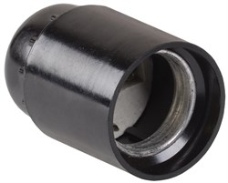 IEK Пкб27-04-К01 Патрон подвесной карболитовый, Е27, черный (50 шт) EPK10-04-01-K01 - фото 90010