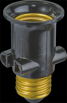 Navigator Патрон электрический 71 695 NLA-E27-S-E27 переходник Е27 на розет и Е2 71695 - фото 90050