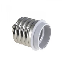 EKF PROxima Переходник E40-E27 бел. AD-E40-E27-w - фото 90054
