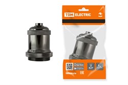 TDM Патрон подвесной Е27, металлический "Лофт", черный TDM SQ0335-0047 - фото 90103