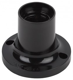 ЭРА ACS PTR/POT-E27-BAK-BL-BOX50 Черный Патрон Е27 потолочный бакелит Б0044083 - фото 90109