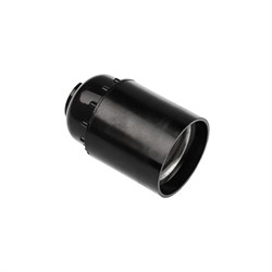 Патрон карболитовый подвесной Е27 черный, c этикеткой, Rexant 11-8815 - фото 90110