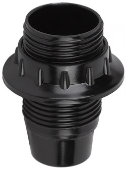 ЭРА ACS PTR/KOL-E14-BAK-BL-IND Черный Патрон Е14 с кольцом бакелит Б0043686 - фото 90122