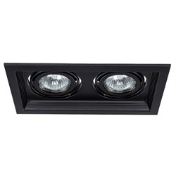 Arte Lamp A6661PL-2BK CANIS Карданный встроенный светильник, черный A6661PL-2BK - фото 90144