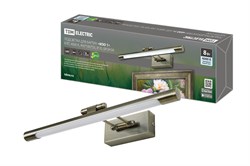 TDM Подсветка для картин «ИЗО 1» 8 Вт, 4000 K, 495*195*60, IP20, бронза SQ0358-0300 - фото 90211