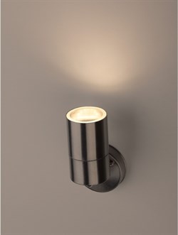 ЭРА WL14 Светильник Декоративная подсветка GU10 MAX35W IP54 хром Б0034612 - фото 90240