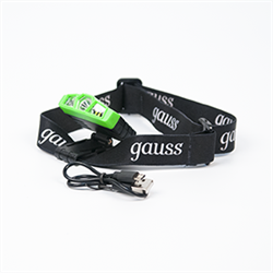 Gauss Фонарь налобный модель GFL406 5W 180lm Li-ion 500mAh LED 1/12/72 GF406 - фото 90329