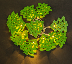 Navigator Гирлянда 80 722 NGF-D017-10WW-2AA (деревянные елочки 1.65м TR) 80722 - фото 90442