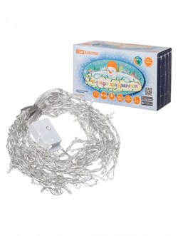 TDM Гирлянда светодиодная "Занавес" 1,5х1,5 м, 168LED, многоцветн., 8 режимов, 250 В, IP20, SQ0361-0070 - фото 90445