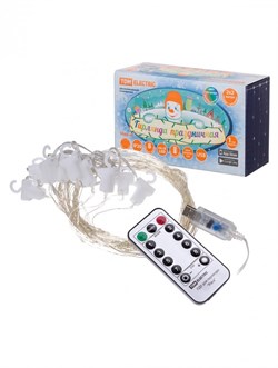 TDM Гирлянда светодиодная "Роса - занавес" 2х2 м, 200LED, многоцветн., ПДУ, USB, IP20, SQ0361-0088 - фото 90472