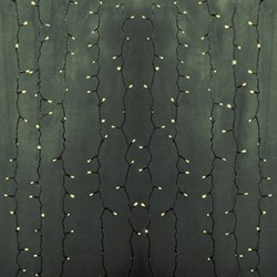 NEON-NIGHT Гирлянда "Светодиодный Дождь" 2х9м, постоянное свечение, прозрачный провод, 230 В, диоды ТЕПЛЫЙ БЕЛЫЙ, 1200 LED 235-196 - фото 90486