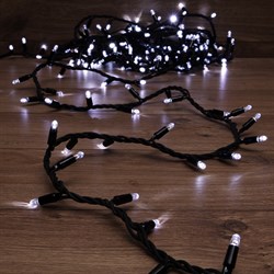 NEON-NIGHT Гирлянда модульная «Дюраплей LED» 10 м, 200 LED, черный каучук, цвет свечения белый 315-215 - фото 90494