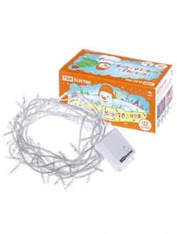 TDM Гирлянда новогодняя  светодиодная, СГ 100, 220 В, многоцветная, 5 м, 8 режимов SQ0361-0002 - фото 90506