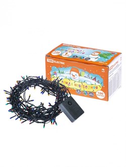 TDM Гирлянда новогодняя, МГ 100, 220 В, многоцветная, 5 м, 8 режимов SQ0361-0005 - фото 90515