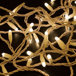 NEON-NIGHT Гирлянда Нить 10м, постоянное свечение, белый ПВХ, 230В, цвет: Тёплый белый 305-166 - фото 90552