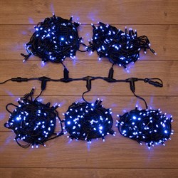 NEON-NIGHT Гирлянда "LED ClipLight" 24V, 5 нитей по 20 метров, цвет диодов Синий, Flashing (Белый) 323-603 - фото 90581