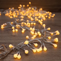 NEON-NIGHT Гирлянда "Мишура LED" 3 м прозрачный ПВХ, 288 диодов, цвет желтый 303-601 - фото 90586