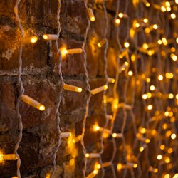 NEON-NIGHT Гирлянда "Светодиодный Дождь" 2х1,5м, постоянное свечение, белый провод, 230 В, диоды ЖЁЛТЫЕ, 360 LED 235-111 - фото 90600