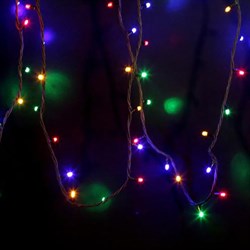 NEON-NIGHT Гирлянда модульная "Дюраплей LED" 20м 200 LED черный каучук Мульти 315-159 - фото 90614