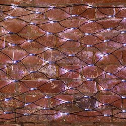 NEON-NIGHT Гирлянда "Сеть" 2х0,7м, черный ПВХ, 176 LED Белые 215-011 - фото 90664