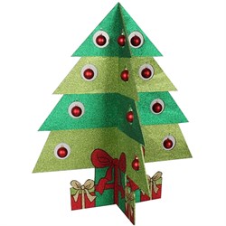 NEON-NIGHT Фигура "Елочка складная" 3D, 100*84 см, цвет зеленый 502-393 - фото 90708