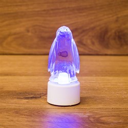 NEON-NIGHT Фигура светодиодная на подставке "Пингвин Кристалл", RGB 501-052 - фото 90711