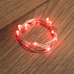 NEON-NIGHT Гирлянда «Роса» 2 м, 20 диодов, цвет красный 303-002 - фото 90873