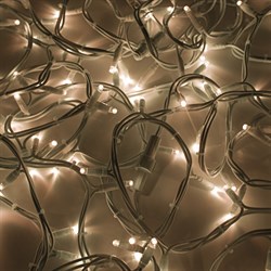 NEON-NIGHT Гирлянда модульная «Дюраплей LED» 20 м, 200 LED, белый каучук, свечение теплое белое 315-506 - фото 90971