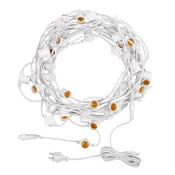 NEON-NIGHT «Белт-Лайт» 20 м, белый каучук, шаг 50 см, 40 патронов, IP65 331-334 - фото 91032