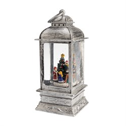 NEON-NIGHT Декоративный фонарь с эффектом снегопада и подсветкой «Рождество», белый 501-065 - фото 91044