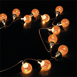 Gauss Гирлянда садовая на солнечной батарее 20 LED ламп Большие Шары Белый свет Solar, 1/6 GS034 - фото 91050