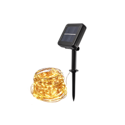 ФАZA Гирлянда солнечная Солнечн. свет-к SLR-G03-200Y нить, желт. 200 LED .5033344 - фото 91052