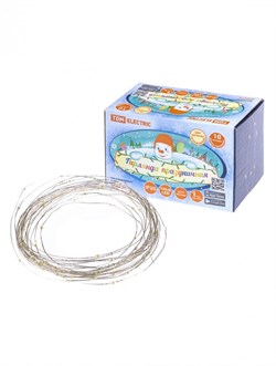 TDM Гирлянда светодиодная "Роса100" 100LED, 10м, 3000К, 250 В, SQ0361-0057 - фото 91060