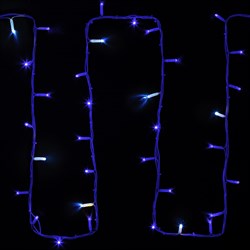 NEON-NIGHT Гирлянда модульная "Дюраплей LED" 20м 200 LED белый каучук , мерцающий "Flashing" (каждый 5-й диод), Синяя 315-183 - фото 91126