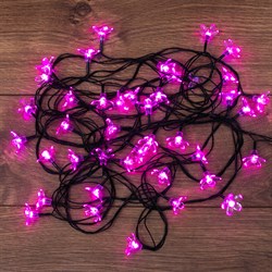 NEON-NIGHT Гирлянда светодиодная "Цветы Сакуры" 50 LED РОЗОВЫЕ 7 метров с контроллером 303-038 - фото 91230