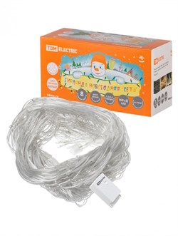 TDM Гирлянда новогодняя "Сеть" 1,5х2,5 м, белый свет,  8 режимов, наружное использование, IP44, SQ0361-0031 - фото 91291