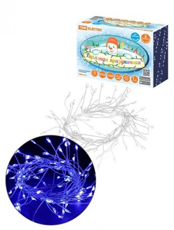 TDM Гирлянда светодиодная "Самоцветы" 100LED, 2 м, синий, USB, IP20 SQ0361-0201 - фото 91365