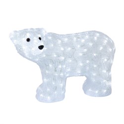 NEON-NIGHT Акриловая светодиодная фигура "Мишка" 60 см, 200 светодиодов, IP65, понижающий трансформатор в комплекте, 513-267 - фото 91385