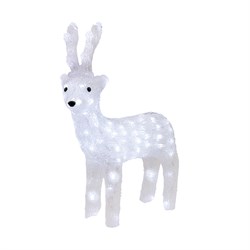 NEON-NIGHT Акриловая светодиодная фигура "Северный олень" 45 см, 100 светодиодов, IP65, понижающий трансформатор в комплекте, 513-270 - фото 91424