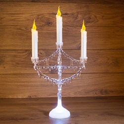 NEON-NIGHT Фигура на подставке "Подсвечник со свечками" 50 см 513-034 - фото 91448