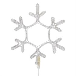 NEON-NIGHT Фигура "Снежинка" цвет белый, размер 45*38 см 501-212-1 - фото 91467