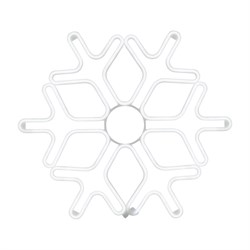 Фигура Снежинка из гибкого неона, 60x60 см, цвет свечения синий NEON-NIGHT 501-343 - фото 91513