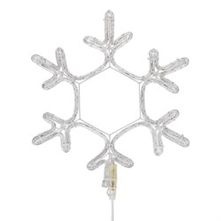 Фигура Снежинка цвет свечения синий, размер 45x38 см NEON-NIGHT 501-363 - фото 91517