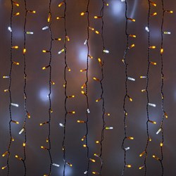 NEON-NIGHT Гирлянда "Светодиодный Дождь" 2х1,5м, эффект мерцания,белый провод, 230 В, диоды ЖЁЛТЫЕ, 360 LED 235-225 - фото 91537