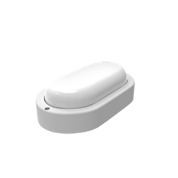 Gauss Светильник ЖКХ LITE овал 8W 700lm 6500K 200-240V IP65 160*90*46мм белый LED 161418308 - фото 91655