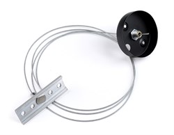 Ambrella Подвес для магнитного накладного шинопровода GL3627 хром 1.5м GL3627 - фото 92054